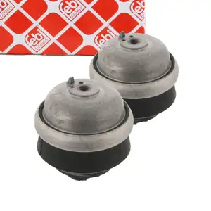 2x febi 05866 Engine Mount (Hydraulic Mount) for MERCEDES 190 W201 E 2.6, W124 260E, 300E, 300 Turbo-D