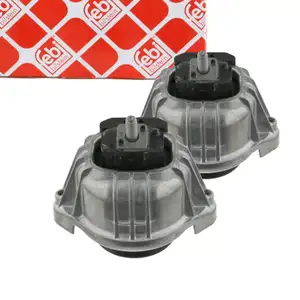 2x febi Motorlager Hydrolager f&uuml;r BMW 1er E81-E88 125i 130i 3er 323-330i 22116760330