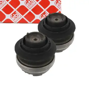 2x febi 26968 Engine Mount (Hydraulic Mount) for MERCEDES W203 32/55 AMG, W211 E500, W220, W221, R171