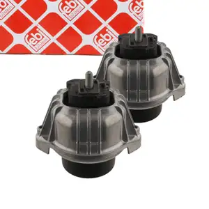 2x febi 32008 Motorlager f&uuml;r BMW E81-E88 116-120i E90-E93 316-320i 318/320d 22116773742