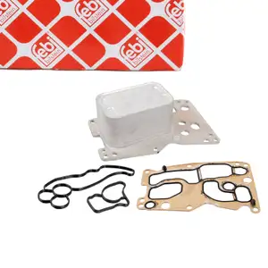 febi 106197 Ölkühler + Dichtungen für BMW F20 F21 E90-93 F30-34 F32-36 F10 F11 X1 X3 N47