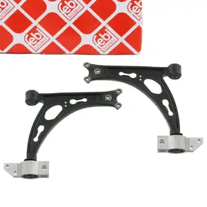 2x febi Querlenker + Halter f&uuml;r VW Golf 5 6 Touran 1T1 1T2 AUDI A3 8P vorne unten