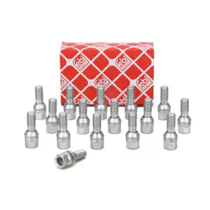 16x febi 46677 Radschraube M12x1,25mm für CITROEN DS FIAT OPEL PEUGEOT TOYOTA