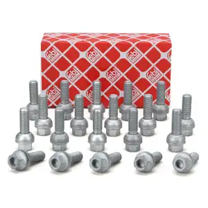 20x febi 17818 Radschraube M14x15mm für VW Sharan Transporter T4 SEAT Alhambra FORD Galaxy