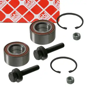 2x febi 19920 Radlagersatz f&uuml;r FORD Galaxy WGR SEAT Alhambra 7V VW Sharan 7M vorne/hinten