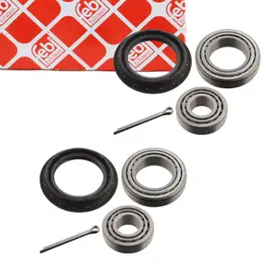 2x febi 06507 Radlagersatz f&uuml;r OPEL Corsa A B Kadett C D E Tigra Vectra A vorne/hinten