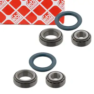 2x febi 12934 Radlagersatz f&uuml;r VW Golf 1 2 3 Passat B1 B2 Polo 86c 6N1 SEAT Arosa hinten