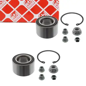 2x febi 14250 Radlagersatz f&uuml;r VW Golf 4 AUDI A3 8L TT 8N SEAT Leon Octavia 1 vorne/hinten