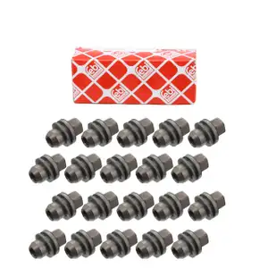 20x 102630 febi Radmutter M14x15mm f&uuml;r LAND ROVER Discovery 4 5 Range Rover 3 4