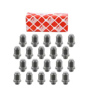 20x febi 26586 Radmutter M12x15mm f&uuml;r TOYOTA Avensis Camry Carina Corolla