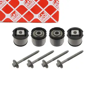 4x febi 31041 Reparatursatz Achsk&ouml;rper Lagersatz f&uuml;r AUDI A6 4F C6 hinten