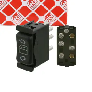 febi 23316 Schalter Fensterheber für MERCEDES 190 W201 SL R107 vorne links 1268208110