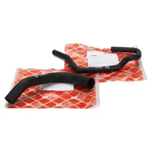 2x febi Entlüftungsschlauch Kurbelgehäuse für OPEL Astra G H Corsa C D 1.0 1.2 1.4