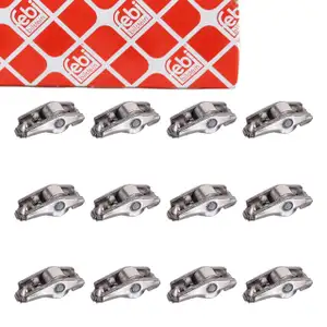 12x febi 33912 Kipphebel Schlepphebel f&uuml;r SEAT Cordoba 6L2 Ibiza 3 6L1 1.2 12V 70 PS