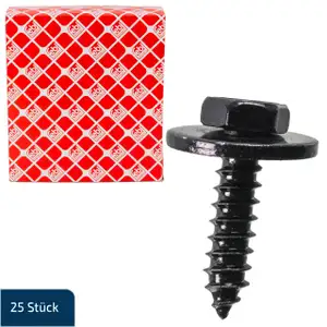 25x febi Schraube Sechskantschraube Kombischraube f&uuml;r MERCEDES N000000001454