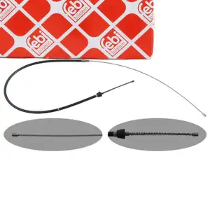 febi 48301 Handbremsseil f&uuml;r VW Up SEAT Mii SKODA Citigo bis 11.2011 hinten 1S0609721A