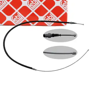 febi 49624 Handbremsseil f&uuml;r VW Polo 9N SEAT Ibiza 3 SKODA Fabia 1 2 hinten 6Q0609721L