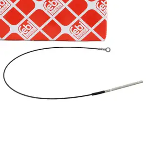 febi 01958 Handbremsseil für MERCEDES T1 601 611 B602 mit Trommelbremse vorne 6014201685