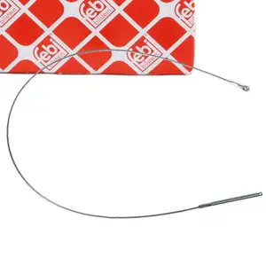 febi 01969 Handbremsseil f&uuml;r MERCEDES T1 601 611 B602 mit Trommelbremse vorne 6014201785