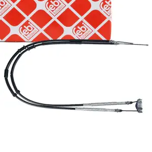 febi Handbremsseil f&uuml;r OPEL Corsa D mit Trommelbremse hinten links + rechts 13355089