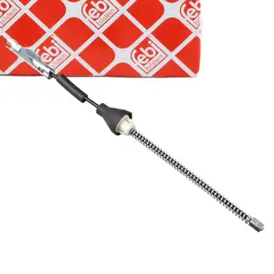 febi Handbremsseil f&uuml;r FORD Focus 2 Focus C-Max DM2 mit Trommelbremse hinten 1525806