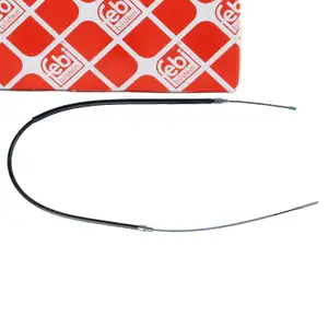 febi 14236 Handbremsseil Feststellbremse f&uuml;r VW Golf 3 Vento mit Trommelbremse hinten