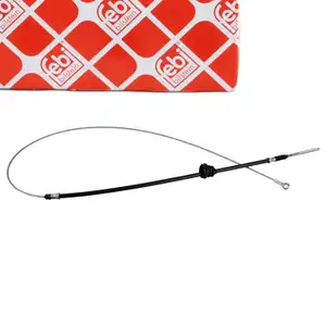 febi 17290 Handbremsseil Bremsseil für MERCEDES MB W631 mit Trommelbremse vorne 6314201985