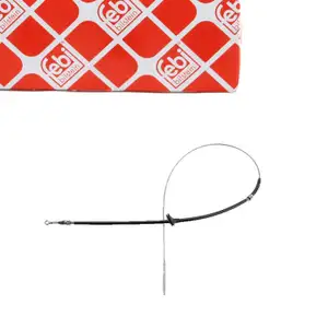 febi 17291 Handbremsseil Bremsseil für MERCEDES MB W631 mit Trommelbremse vorne 6314202085