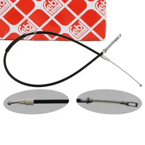 febi 36936 Handbremsseil Bremsseil f&uuml;r MERCEDES Sprinter 5-t B906 VW Crafter 2E 2F hinten