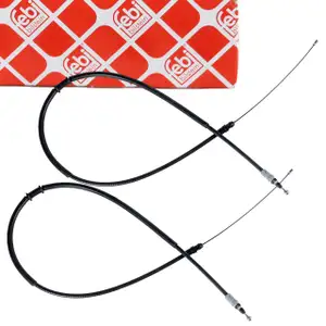 2x febi 108023 Handbremsseil Bremsseil f&uuml;r NISSAN OPEL Movano B RENAULT Master 3 hinten