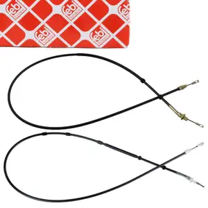 2x febi 34394+34395 Bremsseil Handbremsseil für MERCEDES M-Klasse W163 hinten
