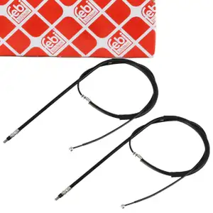 2x febi 176864 Handbremsseil Bremsseil für BMW 1er E81 E82 E87 E88 hinten 34406760443