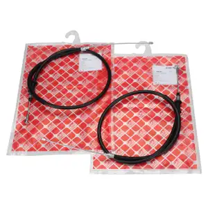 2x febi 106234 Bremsseil Handbremse für CITROEN Jumper FIAT Ducato PEUGEOT Boxer hinten
