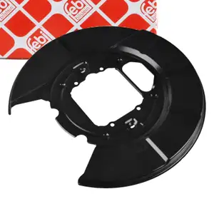 febi 174964 Spritzblech Ankerblech Bremsscheibe f&uuml;r BMW X5 E53 hinten links 34216750385