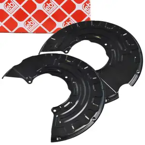 2x febi Spritzblech f&uuml;r VW Golf 5 6 Passat B6 AUDI A3 8P TTS TTRS 8J SEAT Leon 1P1 vorne