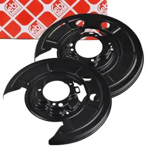 2x febi Spritzblech Abdeckblech für CITROEN Jumper FIAT Ducato 250 PEUGEOT Boxer hinten