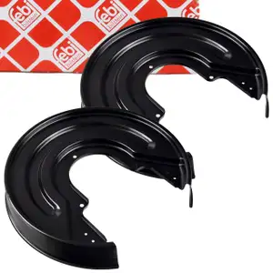 2x febi 178425 Spritzblech Ankerblech f&uuml;r VW Sharan 7M Transporter SEAT Alhambra 7V hinten