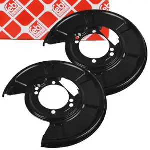 2x febi 179864 Spritzblech für MERCEDES Sprinter 906 907 910 VW Crafter 2E 2F hinten