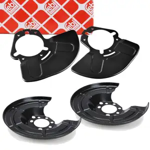 4x febi Spritzblech Ankerblech für OPEL Astra G H Meriva A B Zafira A B vorne + hinten