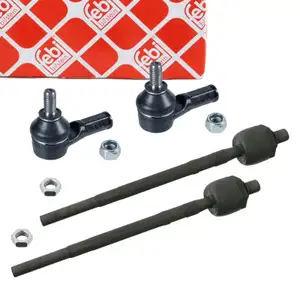 2x febi PROKIT Spurstange + Spurstangenkopf f&uuml;r OPEL Agila A SUZUKI Ignis 2 R/R+ vorne