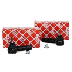 2x febi Spurstangenkopf f&uuml;r FORD FIESTA V MK5 FUSION (JU_) MAZDA 2 (DY) vorne