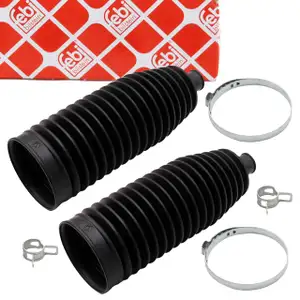 2x febi Spurstange Lenkmanschette f&uuml;r VW Transporter Multivan California vorne 7H0422831