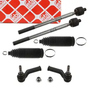 2x febi Spurstange + Kopf + Manschette f&uuml;r FORD Mondeo 4 MK4 Galaxy S-Max WA6 vorne