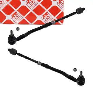 2x febi Spurstange + Spurstangenkopf f&uuml;r BMW 3er E46 316-330i 318-330d Z4 E85 E86 vorne