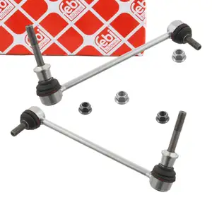 2x febi 29610+29611 PROKIT Koppelstange f&uuml;r BMW X5 X5M E70 X6 XM E71 E72 vorne