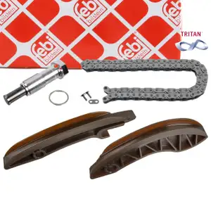 febi 107254 Steuerkettensatz f&uuml;r BMW 1er E81 E87 2 3er E90 4 5 MINI B37 B47 B57 N47 N57