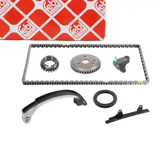 febi 108826 Steuerkettensatz Steuerkette Zahnkette f&uuml;r TOYOTA Yaris P1 Platz 1.0 50-65 PS