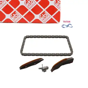 febi 49529 Steuerkettensatz Steuerkette f&uuml;r BMW 1er 3er 4er 5er X1 X3 MINI N47 DIESEL