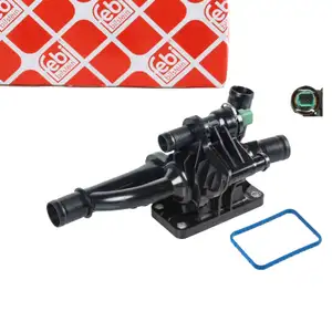 febi 36173 Thermostat mit Gehäuse für CITROEN PEUGEOT FIAT FORD MINI MAZDA VOLVO SUZUKI
