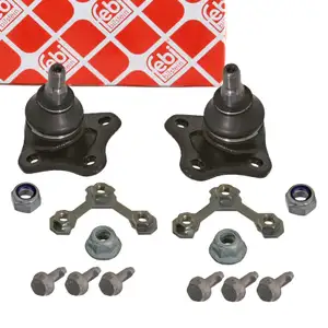 2x febi Traggelenk für VW Golf 4 AUDI A3 8L1 SEAT Leon 1M SKODA Octavia 1 vorne unten